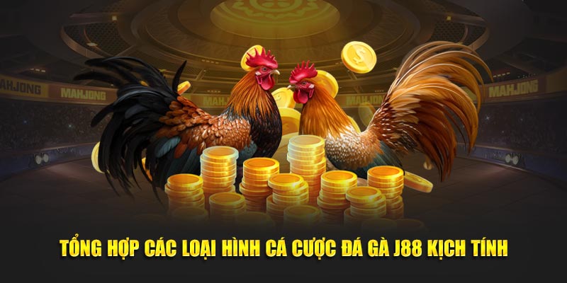 Tổng hợp các loại hình cá cược đá gà J88 kịch tính